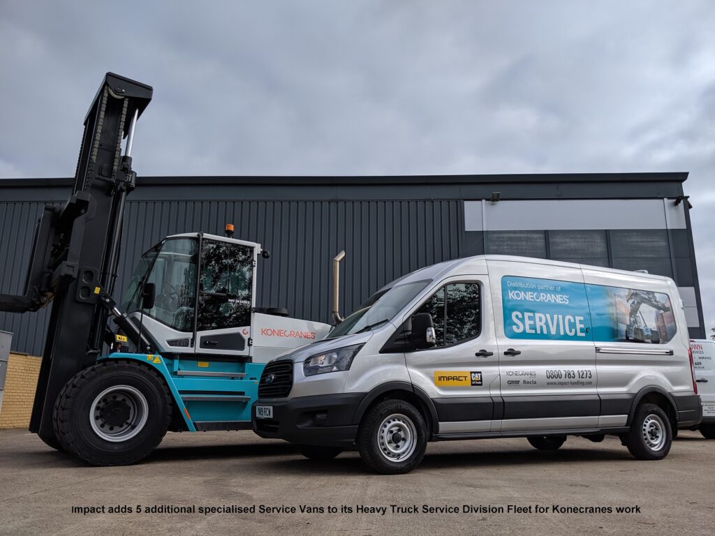 Konecranes service vans from impact handling