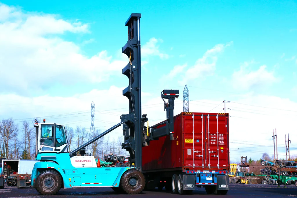 Empty container handlers